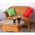 Sofa 2 Plazas Rattan Medula Albange