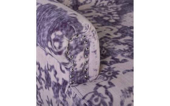 Sofa 2 Plazas Tapizado Azulon Crema Serie Derial