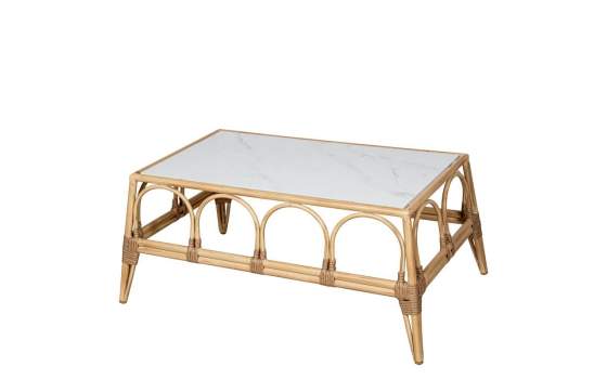 Sofa 3 Plazas, 2 Sillones y Mesa de Centro Rattan Appio