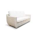 Sofa 3 Plazas Rattan Blanco Decape Ursula