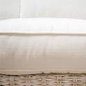 Sofa 3 Plazas Rattan Blanco Decape Ursula