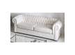 Sofa Chester 3 Plazas Tapizado Poli Piel Blanco Clasico Albasen