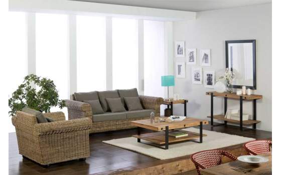 Sofa de 2 Plazas con Cojines Corinto
