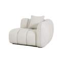 Sofa de 3 Plazas Diseño Moderno Beige - Serie Vinson