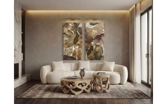 Sofa de 3 Plazas Diseño Moderno Beige - Serie Vinson