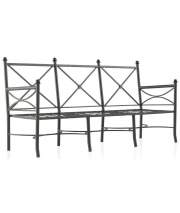 Sofa Forja 3 Plazas con Cojines Nilo
