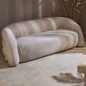 Sofa Khalid Tapizado Chenilla Beige Serie Aitlas