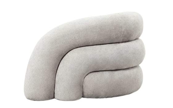 Sofa Khalid Tapizado Chenilla Beige Serie Aitlas