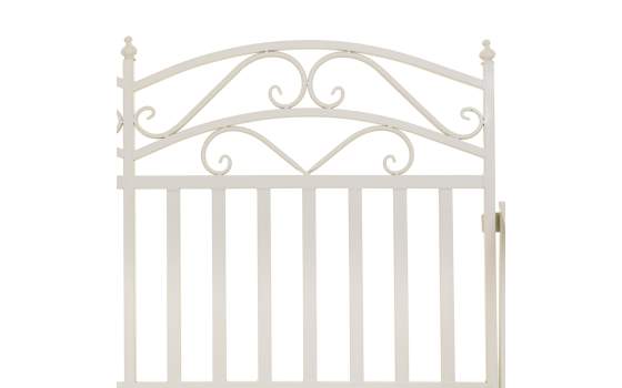 Sofa Mecedora de Forja Blanca 2 Plazas Clasico Aggema