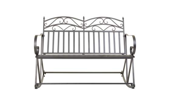 Sofa Mecedora Forja Gris 2 Plazas Clasico Serie Aggema