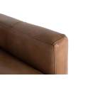 Sofa Salon Grande Clasico Vintage Piel Marron Serie Alduan