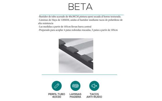 Somier Laminas de Haya Beta
