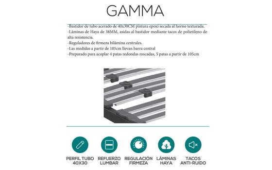Somier Laminas de Haya Gamma