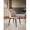 Ste 2 Sillas Elegantes Cuero Sintetico Gris y Acero Serie Alkiza Ste 2 Sillas Elegantes Cuero Sintetico Gris y Acero Serie Alkiza