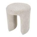Taburete Actual Tapizado Rizo Suave Beige Serie Adestis Taburete Actual Tapizado Rizo Suave Beige Serie Adestis