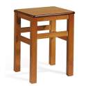 Taburete Bajo Recto Madera de Haya