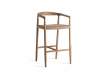 Taburete Bar Caen con Brazos Estilo Contemporaneo Backlyn