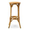 Taburete Bar Clasico Roble Natural Serie Alende