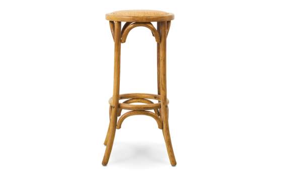 Taburete Bar Clasico Roble Natural Serie Alende