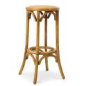 Taburete Bar Clasico Roble Natural Serie Alende