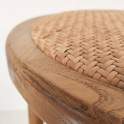 Taburete Bar Clasico Roble Natural Serie Alende