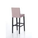 Taburete Bar Madera de Haya Tapizado Completo Serie Vary
