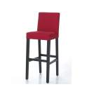 Taburete Bar Madera de Haya Tapizado Completo Serie Vary