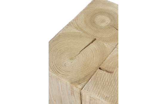 Taburete Estilo Industrial Madera Acero Serie Denisen