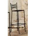 Taburete Forja Creta  Con Cojin