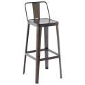 Taburete Forja Estilo industrial Actual Alto Serie Alfamar
