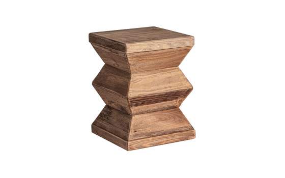 Taburete Madera Reciclada Estilo Rustico Serie Breive