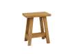Taburete Teca Reciclada Natural Serie Alogny