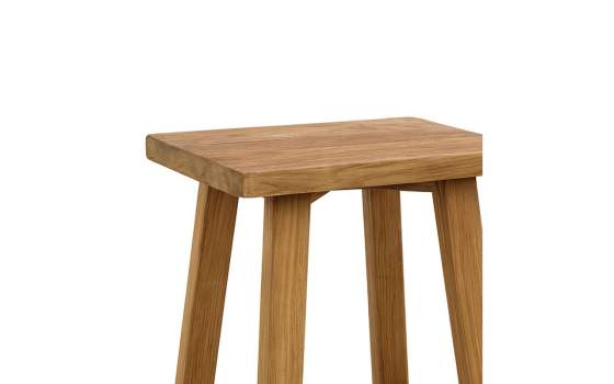 Taburete Teca Reciclada Natural Serie Alogny Taburete Teca Reciclada Natural Serie Alogny