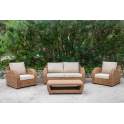 Tresillo de 2 Sillones Sofa 2 Plazas y Mesa Tejido Abaca Alakau Tresillo de 2 Sillones Sofa 2 Plazas y Mesa Tejido Abaca Alakau