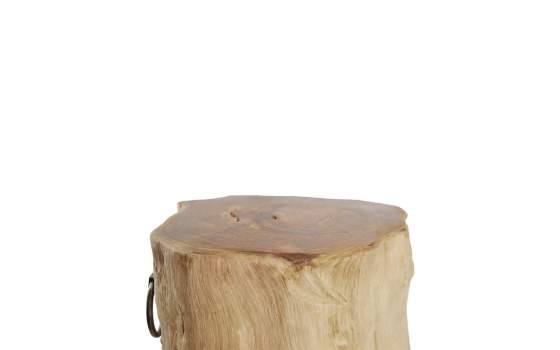 Tronco Mesa Madera de Teca Natural Serie Arestar