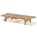 Tumbona Articulada Jardin Madera Teca con Ruedas Snick Tumbona Articulada Jardin Madera Teca con Ruedas Snick