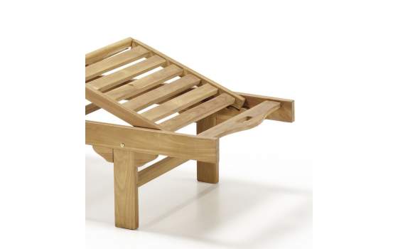 Tumbona Articulada Jardin Madera Teca con Ruedas Snick Tumbona Articulada Jardin Madera Teca con Ruedas Snick