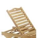 Tumbona Articulada Jardin Madera Teca con Ruedas Snick Tumbona Articulada Jardin Madera Teca con Ruedas Snick