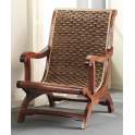 Tumbona Sillon Madera y Abaca  Albange