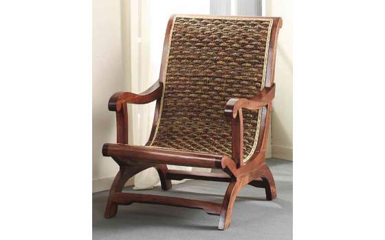 Tumbona Sillon Madera y Abaca  Albange