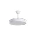 Ventilador Blanco de Techo Moderno LED Motor DC Serie Samana