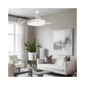 Ventilador Blanco de Techo Moderno LED Motor DC Serie Samana