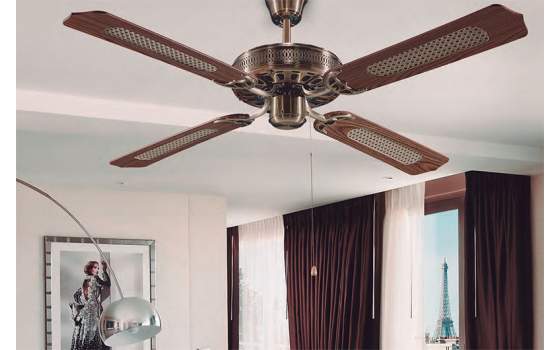 Ventilador Clasico Palas Rejilla Reversibles