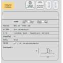 Ventilador de Techo 3 Palas Blanco acero y Abs