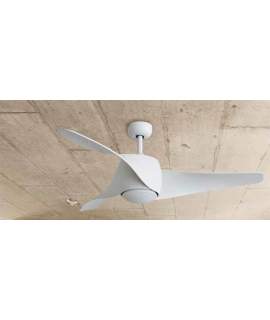 Ventilador de Techo 3 Palas Blanco Moderno con Mando