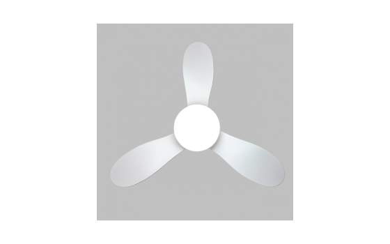 Ventilador de Techo 3 Palas Led Blanco Serie Bris