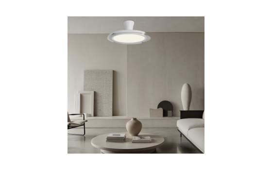 Ventilador de Techo Blanco con Aspas Retráctiles Serie Qatar