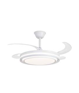 Ventilador de Techo Blanco Luz de Led Palas de 107 Korfu