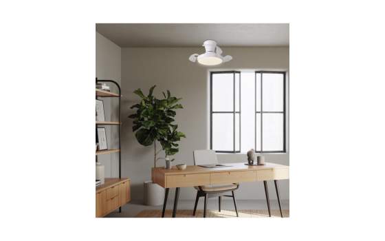 Ventilador de Techo Blanco Luz de Led palas de 71 Cabrio