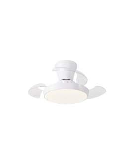 Ventilador de Techo Blanco Luz de Led palas de 71 Cabrio
